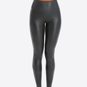 SPANX Faux Leather Pebbled Leggings